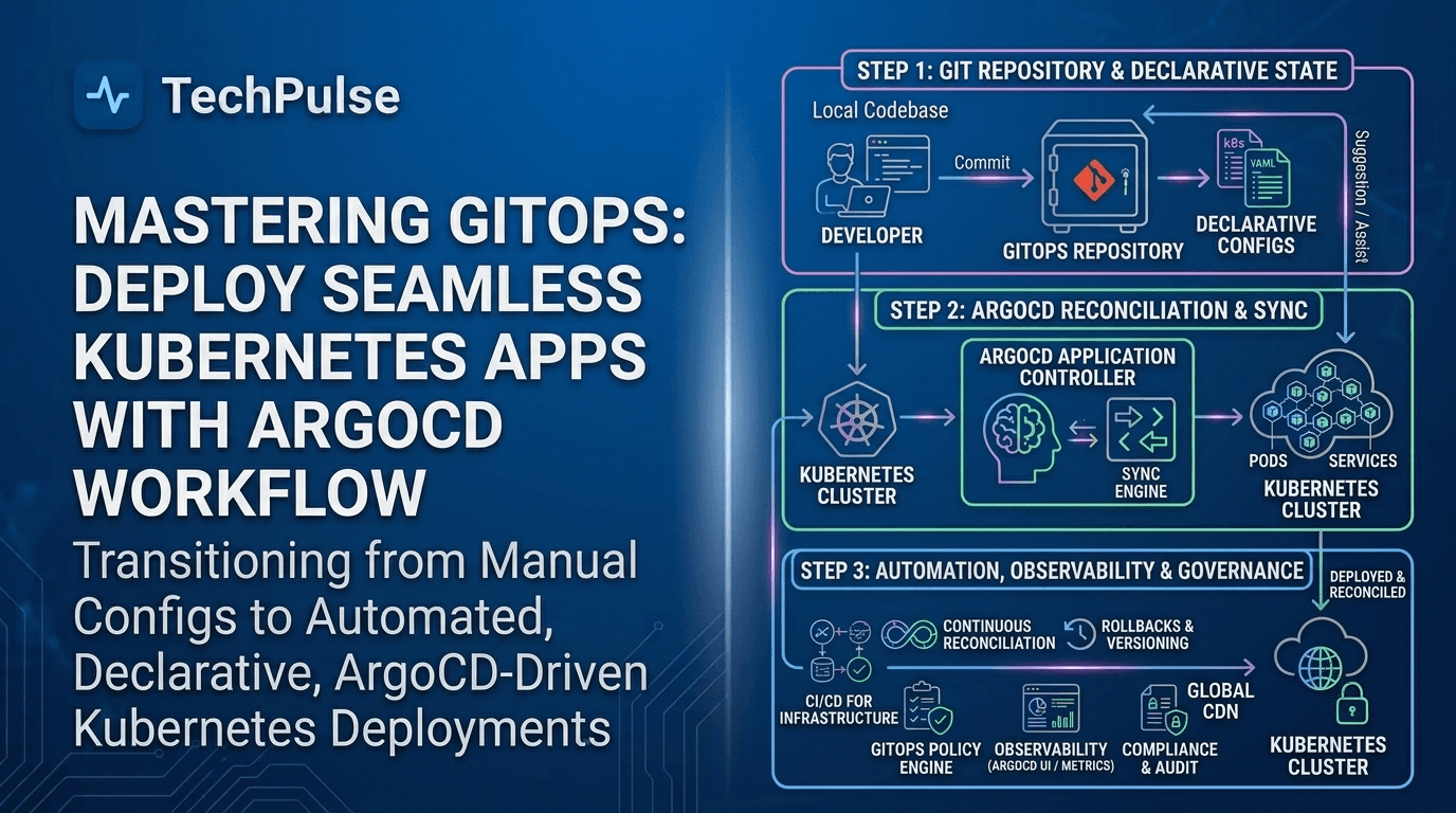 Mastering GitOps: Deploy Seamless Kubernetes Apps with ArgoCD Workflow