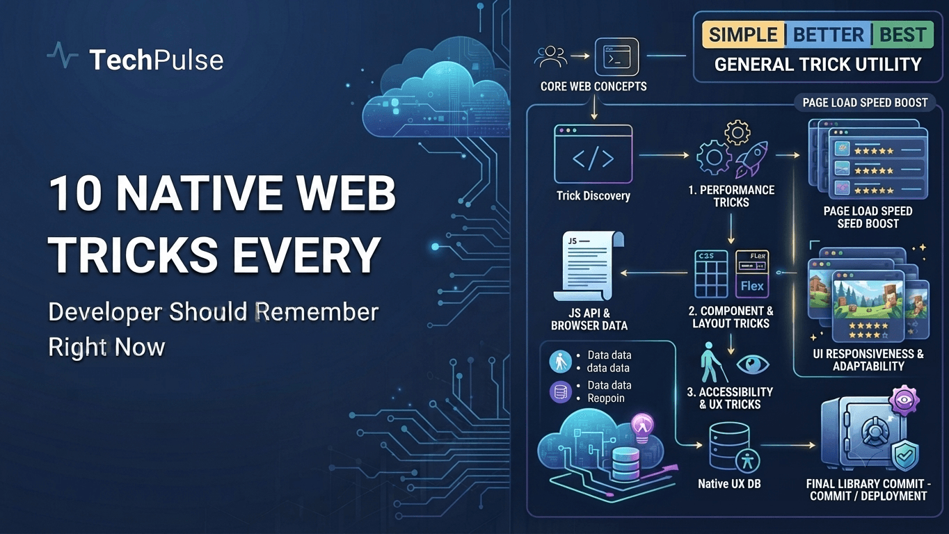 10 Native Web Tricks Every Developer Should Remember Right Now
