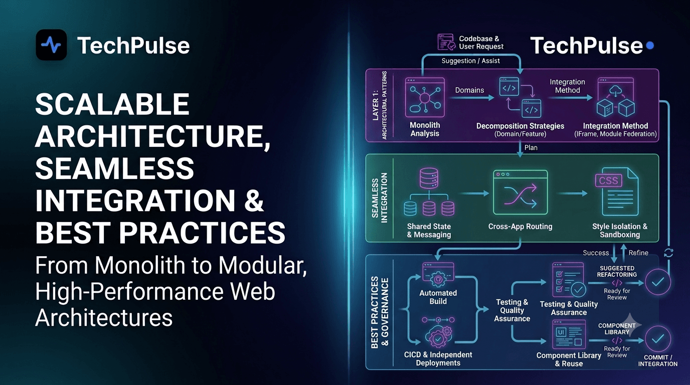 Mastering Micro-Frontends: Scalable Architecture, Seamless Integration & Best Practices