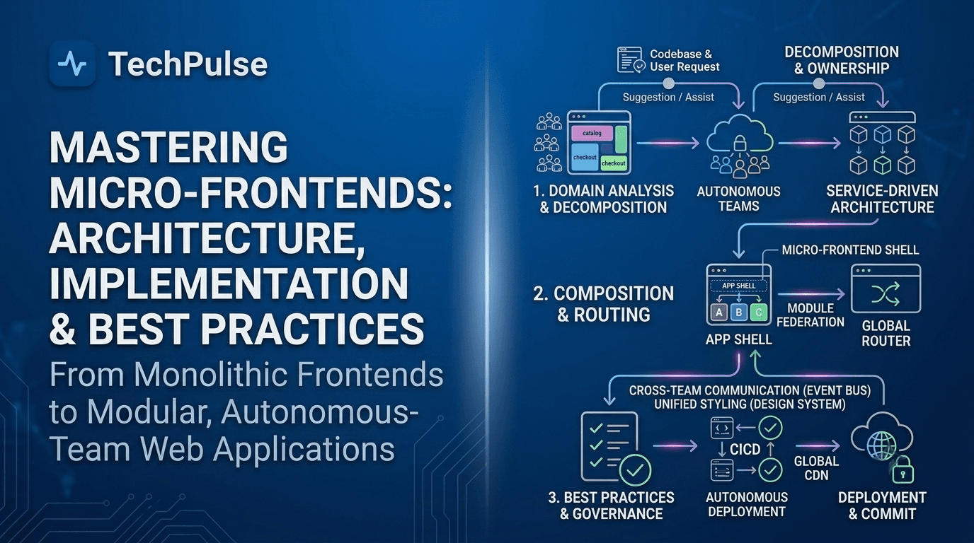 Mastering Micro-Frontends: Architecture, Implementation & Best Practices