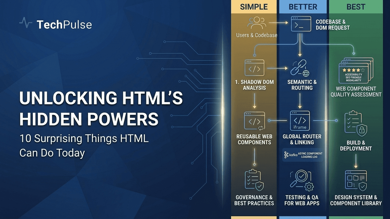 Unlocking HTML’s Hidden Powers: 10 Surprising Things HTML Can Do Today