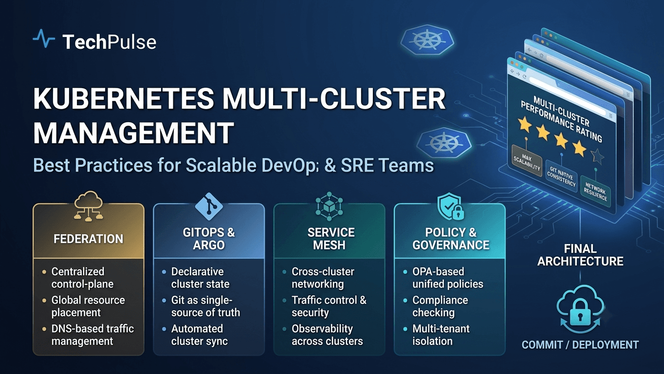 Kubernetes Multi-Cluster Management: Best Practices for Scalable DevOps & SRE Teams